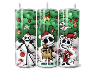 Karácsonyi Horror Tumbler