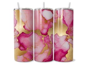 Magenta Elegancia Márvány Tumbler