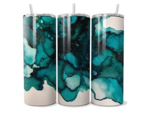 Zöld Fehér Színvarázs Tumbler
