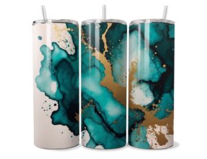 Zöld Luxus Márvány Tumbler