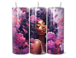 Virágzó Afro Tumbler