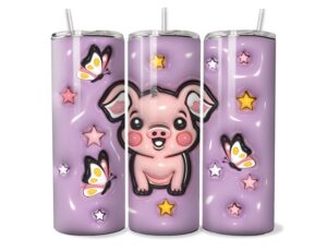 Vidám Malacka Tumbler