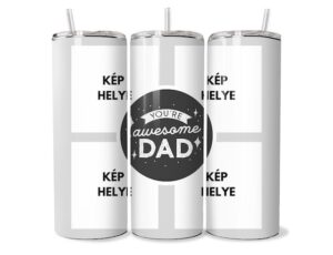 Apa Boldogság Egyedi Tumbler