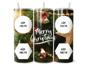 Boldog Ünnepek Egyedi Tumbler