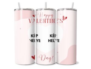 Selymes Csók Egyedi Tumbler
