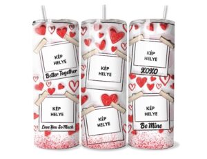 Rózsa Érintés Egyedi Tumbler