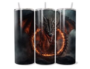 Fekete Tűz Sárkány Tumbler