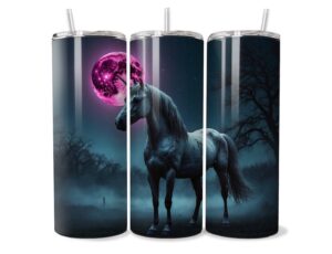Sötét Hold Egyszarvú Tumbler