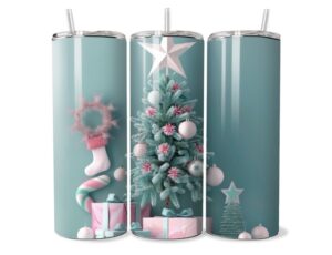 Pompás Karácsonyfa Tumbler