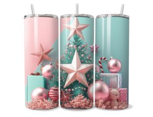 Ünnepélyes Karácsonyfa Tumbler