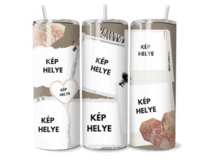 Kollázs Mix Egyedi Tumbler