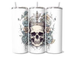 Koronás Koponyás Tumbler