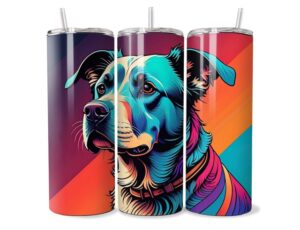 Szivárványos Kutyus Tumbler