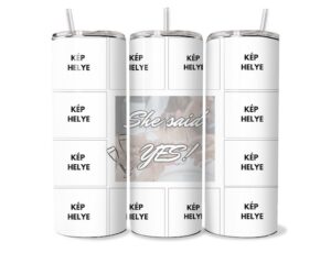 Lánybúcsú Egyedi Tumbler