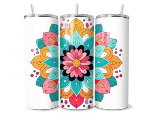 Egyedi Mandala Tumbler