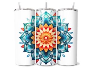 Színes Mandala Tumbler