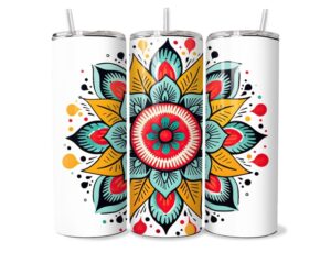 Kreatív Mandala Tumbler