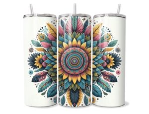 Szemet Gyönyörködtető Mandala Tumbler