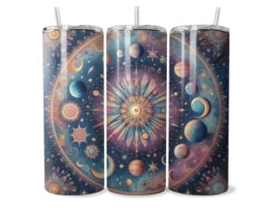 Boho Kozmosz Tumbler