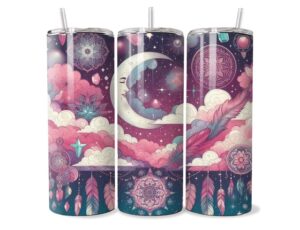 Csillagporos Boho Tumbler