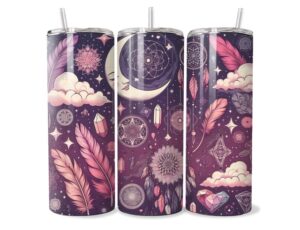 Hold és Tollak Tumbler