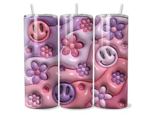 Lila Virágtánc Tumbler
