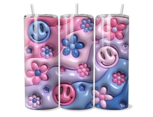 Pink Virágtánc Tumbler
