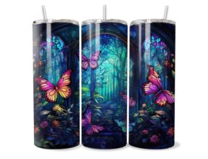 Neon Pillangó Tumbler