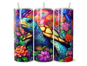 Neon Teknős Tumbler