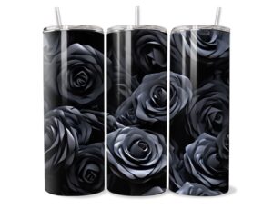 Éjfekete Rózsa Tumbler