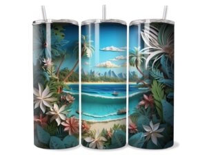 Trópusi Paradicsom Tumbler