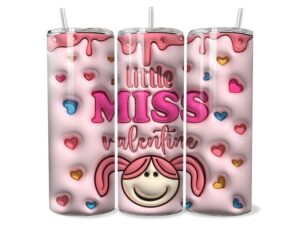 Little Miss Valentine Tumbler