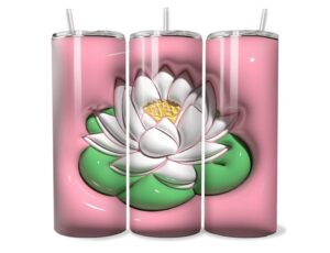 Lótuszvirág Elegancia Tumbler